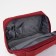 Cosmetic bag with lightning, burgundy color