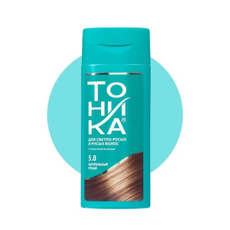 Tinting hair balm "tonic" "Biolamination", tone 5.0, natural blond