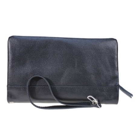 Clutch, lightning department, wrist strap, black color