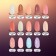 Camouflage base for nails, 3 phase, 8ml, LED/UV, Dark Persian color (003)