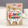 Candle for the cake "Happy Birthday. Festive ", multi -colored, 8 cm