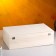 Gift box 34 × 21.5 × 10.5 cm is wooden, with a closing lid, without painting