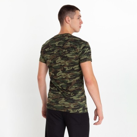 T -shirt male, green color/camouflage, size 50-1