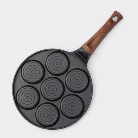 Slogo-owner cast-shaped “smiles”, d = 26 cm, handle Soft-Touch, black color is black-3