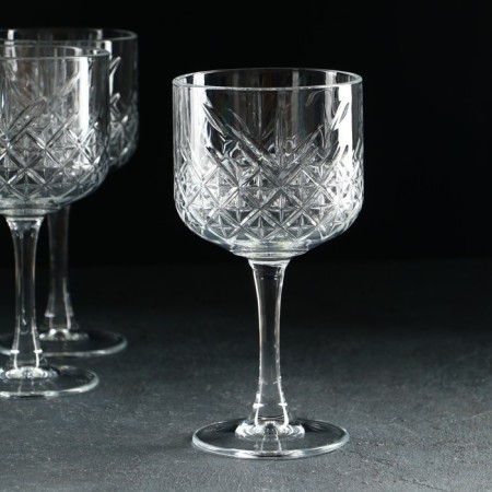 A set of glass glasses for the wine Tameless, 500 ml, 4 pcs-1