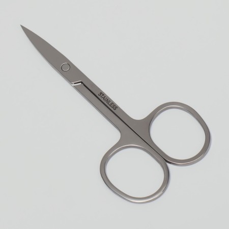 Scissors are manicure, straight, wide, 9 cm, silver color-2