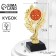 The Cup "The Best Husband", award figure, gold, plastic, 17.3 x 6.4 cm.