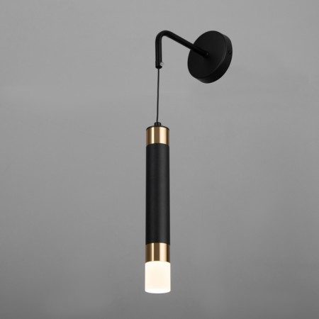 Bra "Warton" LED 6W 3000k Black Gold 4x4x30cm-1