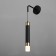 Bra "Warton" LED 6W 3000k Black Gold 4x4x30cm