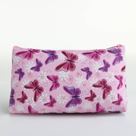 Lightning cosmetic bag, pink color-1