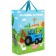 Laminated vertical, blue tractor, 31 x 40 x 11.5 cm, mix