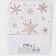 New Year's laminated gift packet "Snowflakes", s 11.5 x 14.5 x 5.5 cm