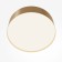 Technical C032CL-24K-RD-MG, LED, 24 W, 220x220x60 mm, 1760 lm, 4000K, 2835, matte gold, matte gold