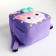 Baby backpack on lightning, lilac color