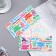 Money envelope "Happy Birthday!" Text, white background, 16.5x8 cm