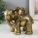 Polystone souvenir "Elephant with a squirrel on the back" 13.4x10x12 cm