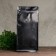 Eight -shirt package with a valve, flat bottom, black, 15 x 32.5 x 9.5 cm
