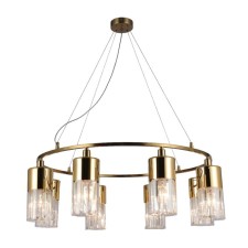 Ceiling light Gerhort G11066/8Cop CL, 8x60W, E14, 100x82x82 cm, bronze color