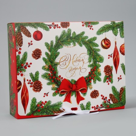 Gift box “Happy New Year!”, 31 x 24.5 x 8 cm, New Year-3
