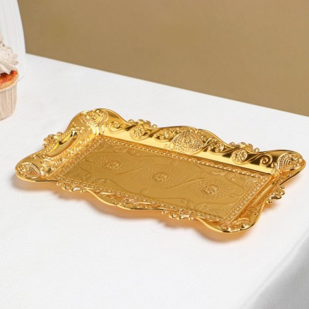 East trailer, 25.5 × 15.5 × 1 cm, gold color-2