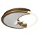 Causteen with PDU 2221/1 LED 110W Dimmer Gold 48x48x7 cm Bayerlux