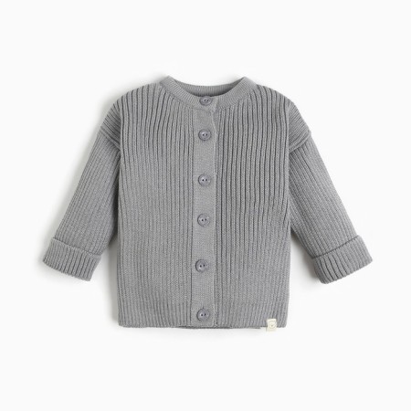 Cardigan Knitted baby I, r.86-92, gray
