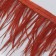 Braid with ostrich feathers, 8-10 cm, 5 ± 0.5 m, red color