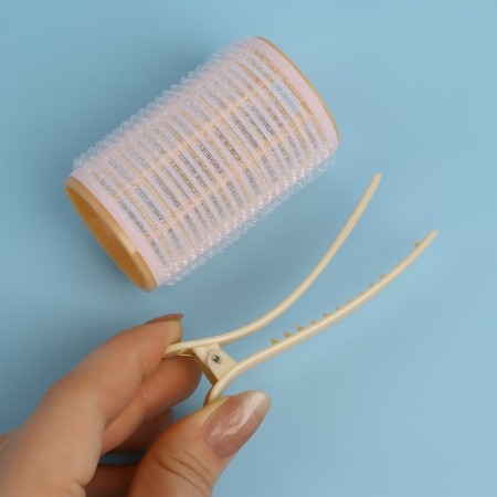 Bigudi for a bang, with a clip, d = 3.5 cm, 6.2 cm, color mix-5
