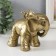 Polystone souvenir "Elephant with a squirrel on the back" 13.4x10x12 cm