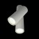 Lamp wall-flowing Aksel GU10 9W