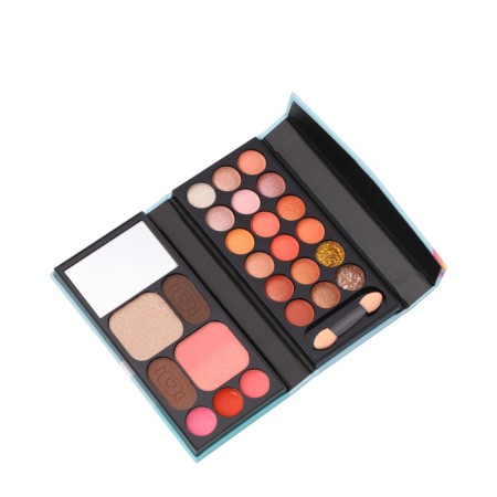 A set of decorative cosmetics (highlighter, blush, glitter, eye shadow, lipstick)-1