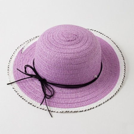 Hat for the girl Minaku "Puppeter", Purple color, size 50
