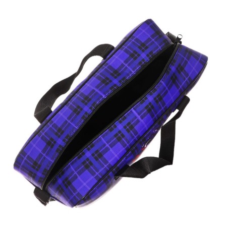 Labor folder 330 x 220 x 120 mm, with handles of textiles, kuromi purple cage, polyester-4
