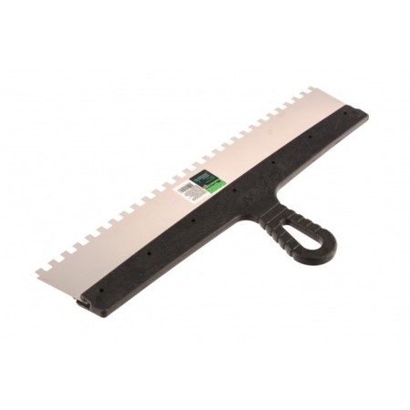 Spatula SIBRTTS 85479, tooth 8x8 mm, stainless steel, plastic handle, 450 mm-1