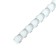 Plastic binding springs, d = 14mm, 100 pieces, sew 80-100 sheets, white/black, Geleos