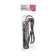 Extension cord Standard 3 Nests, 1.5m, 3x1.0mm², s/s, with a switch, 2 USB, black rexant