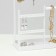 Top for jewelry "Universal" 2-level, 20 × 7.5 × 27 cm, white color