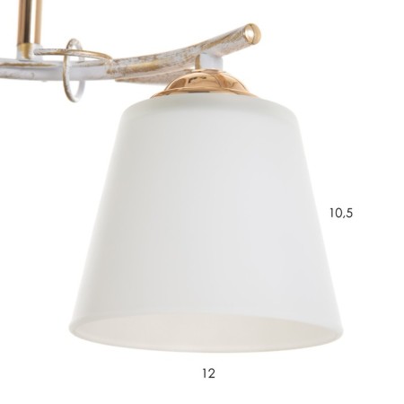 Aryan chandelier 2x60W E27 white 14.5x37x23cm-5