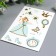 Tattoo on the body color "princesses and locks" with gold mix 12x7.5 cm