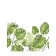 A set of napkins for setting the table "Leaves of tropical plants", rectangular, size 32x46 cm, 4 pcs