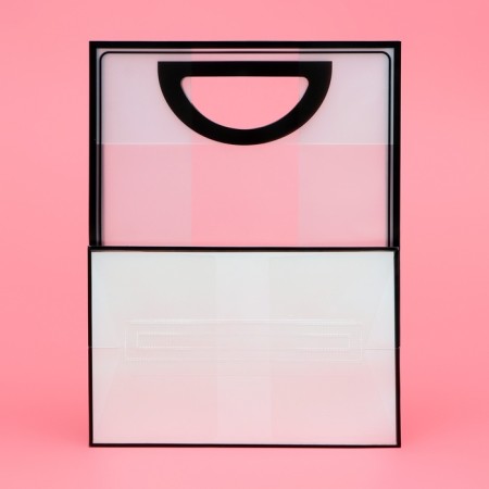 PP package with a cut pen, 30 x 23 x 15 cm, black-2