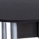 Oval table with an economy drawer 1100x600x750 Metalik gray/wenge