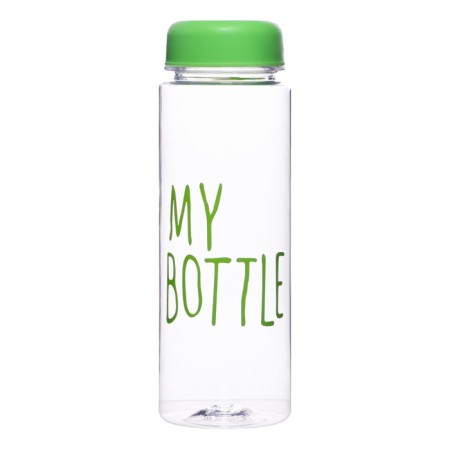 Water bottle, 500 ml, My Bottle, 19 x 6 cm, bag included, mix-2