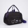 Sports bag with lightning, external pocket, long belt, black/purple color