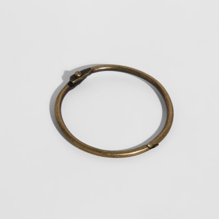 Ring for the cornice, connective, d = 35/38 mm, 10 pcs, bronze color-1