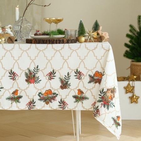 Robin tablecloth "Robin" 144x220cm, 100% HL, sarzha 190g/m2