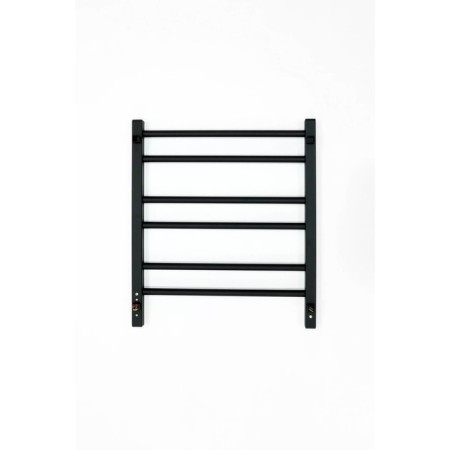 Electric towel Grois Nex GR-111, 500x600 mm, 6 crossbars, lower, black-2