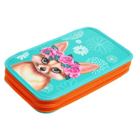 Penal 2 sections, 125 x 205 x 40 mm, calligrata 30p26/2 "Fox", laminated cardboard-1