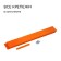 Galled flowerbed, 70 × 15 cm, orange, “Terpion”, Greengo