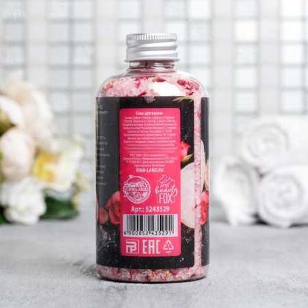 Bath salt with rose petals “Time to think about yourself”, 370 g, Beauty Fooch-4